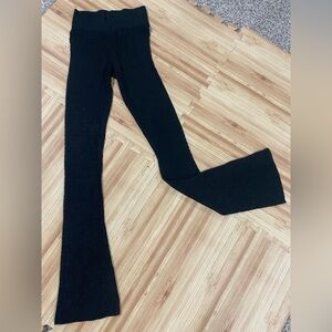 Free People Black Eyelet Pants Swim Cover Up